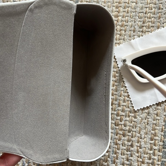 Michael Kors White Frame Stowe Sunglasses - Picture 12 of 13